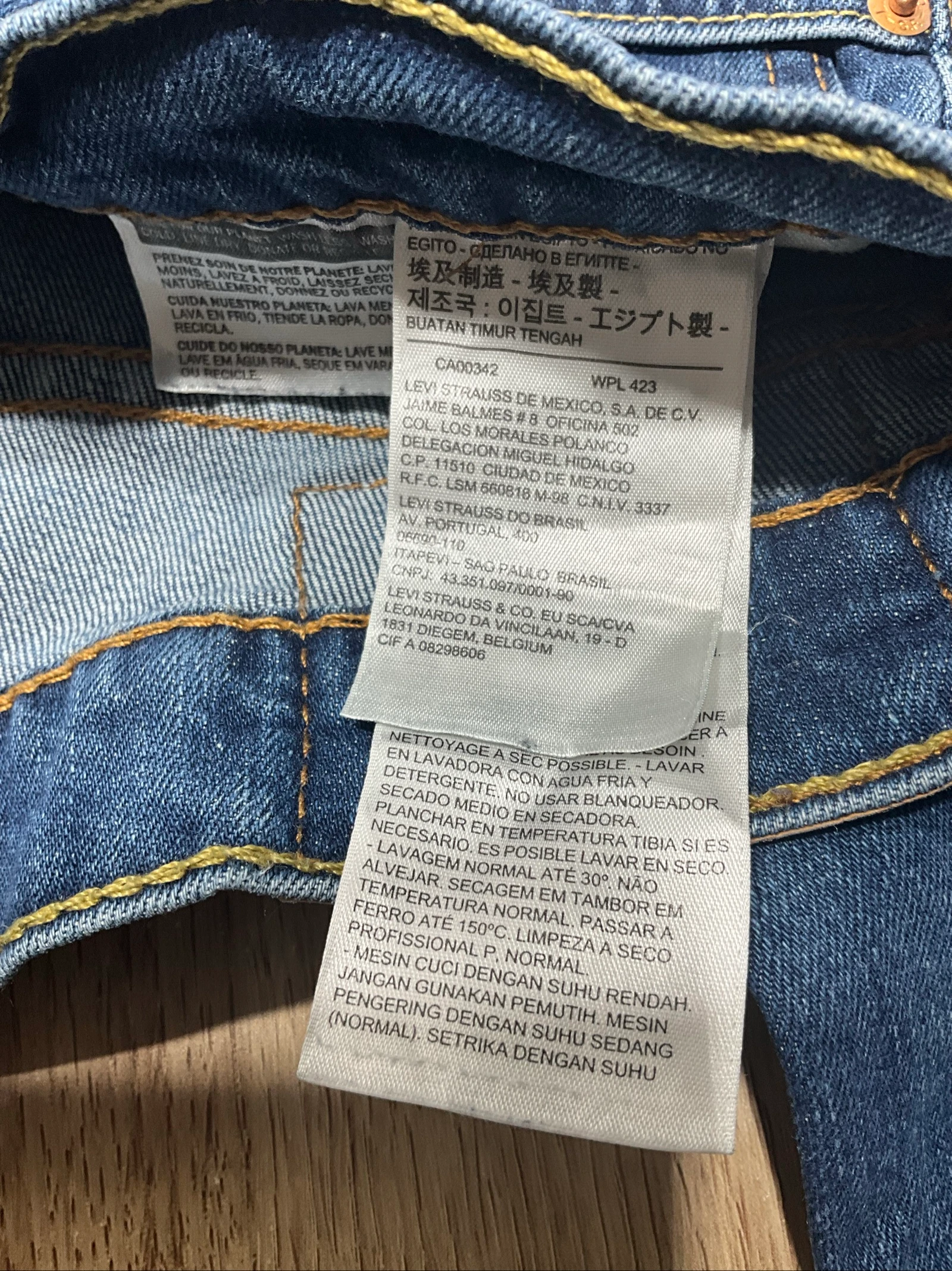 Jeans Levi's 511 Slim W28 L30 Denim Preppy 99% Algodón Azul Índigo lvh 228 – photo 9